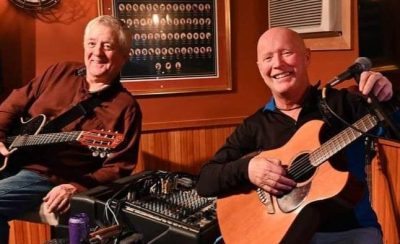 Dennis O'Neil and Davey Armstrong will perform in the cafe again beginning in mid June, 2024