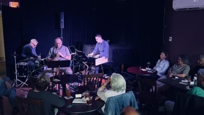 Friday Night Jazz on 
5/19/23 featured Michael Beling, Barry Saunders, & Gary Gemmiti.